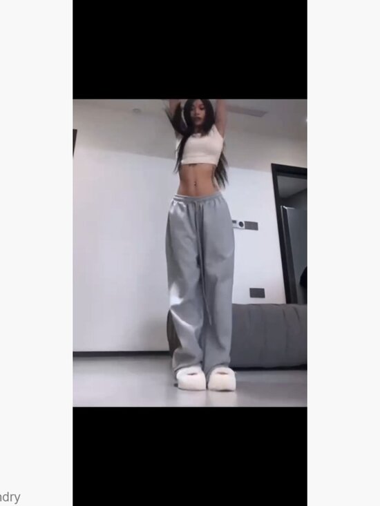 Baggy Y2K Parachute Track Pants with Drawstring Legs, Polyester - Picture 7 of 7